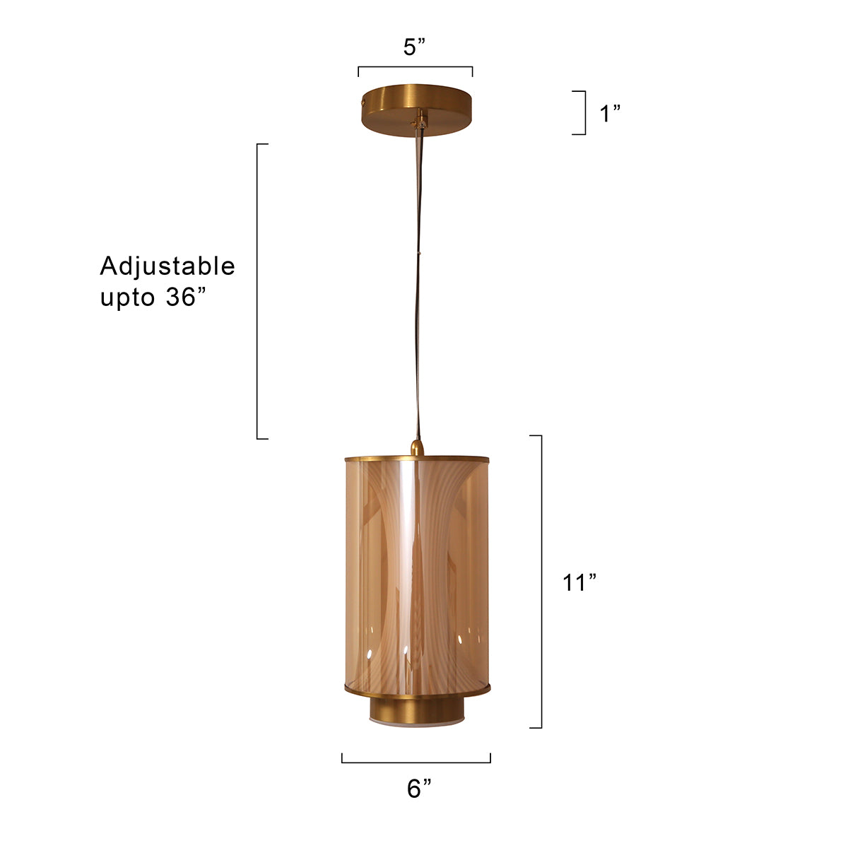 Shop Dubai Amber LED Pendant Light Bedroom