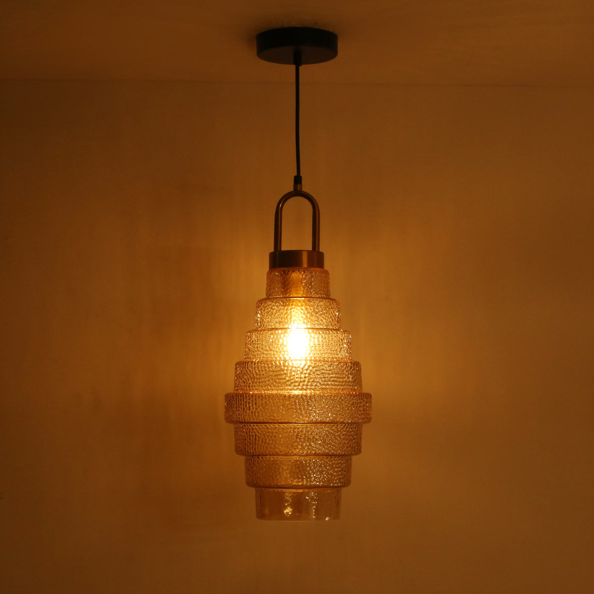 Shop Earthy Amber Long Pendant Light Online