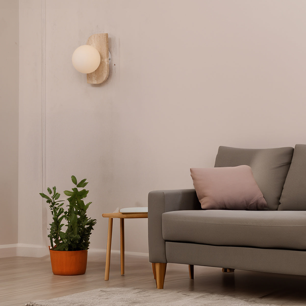 Shop Elements Single LED Wall Light Bedrooms