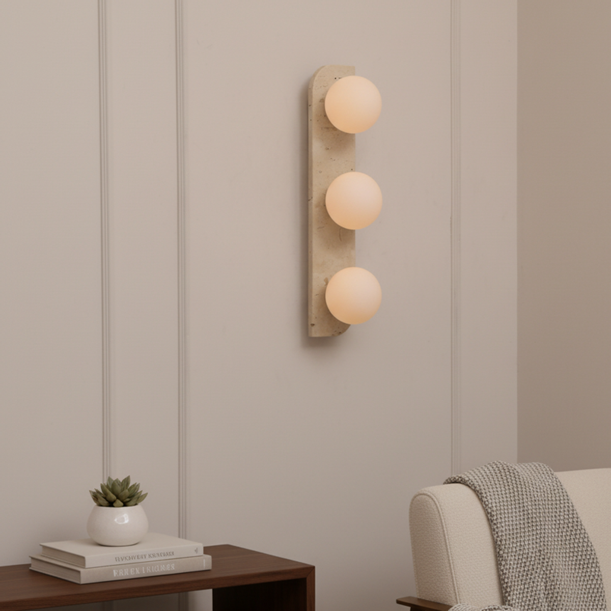 Shop Elements Triple LED Wall Light Interior Lights