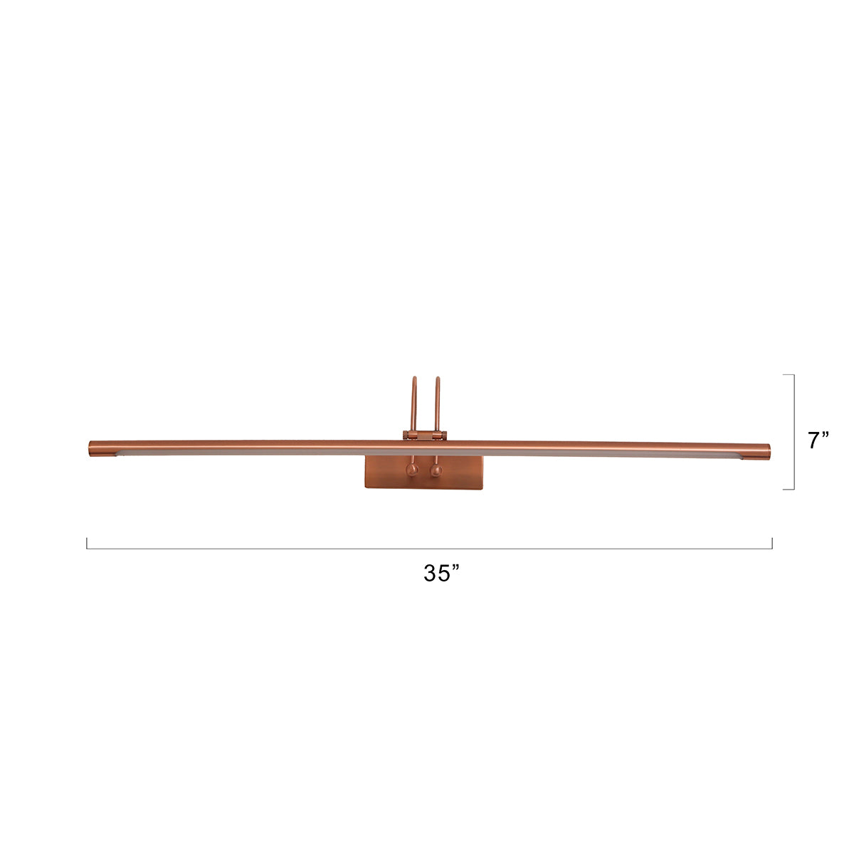 Shop Fanfare Copper Large LED Mirror & Picture Light Living Room