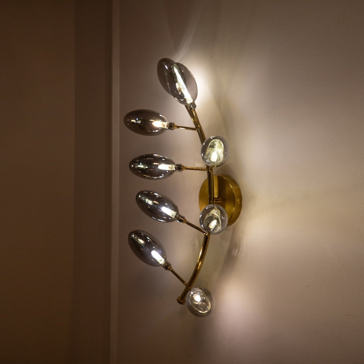 Shop Fern Smoke LED Wall Light Bangalore