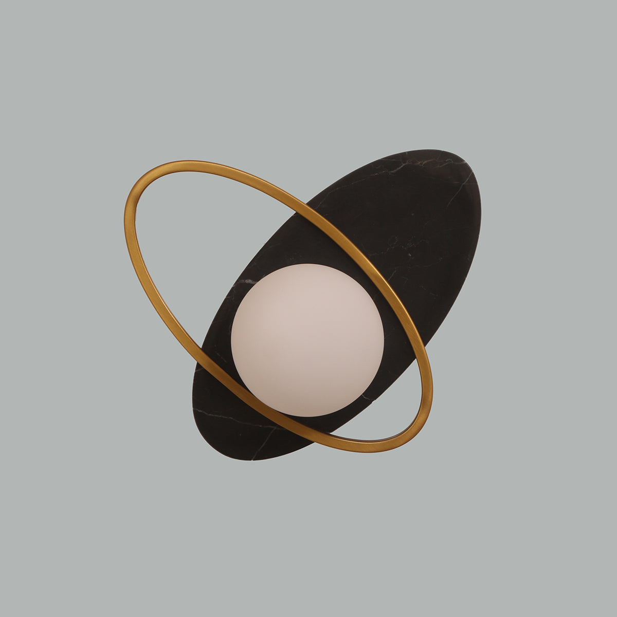 Shop Fun Loving Black Marble LED Wall Light Living Room