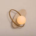 Fun Loving Travertine LED Wall Light