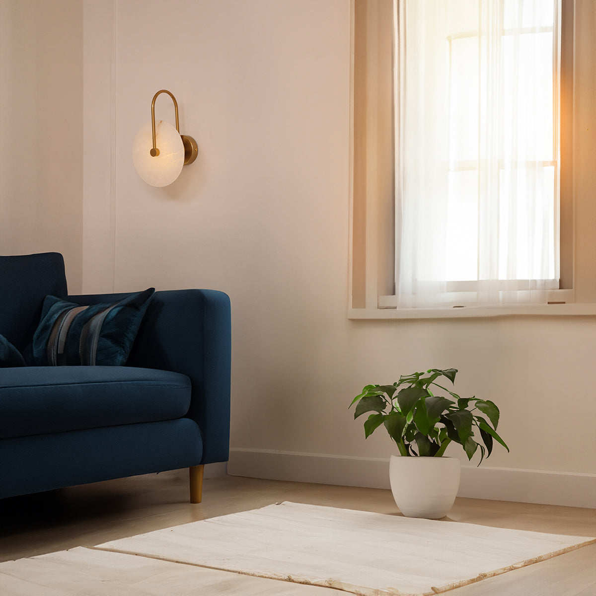 Shop Geek Marble LED Wall Light Interior Lights