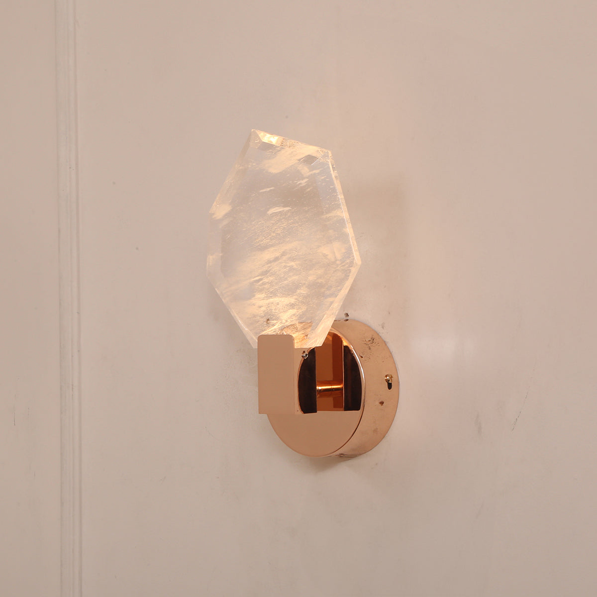 Shop Glacier Rose Gold LED Wall Light Online