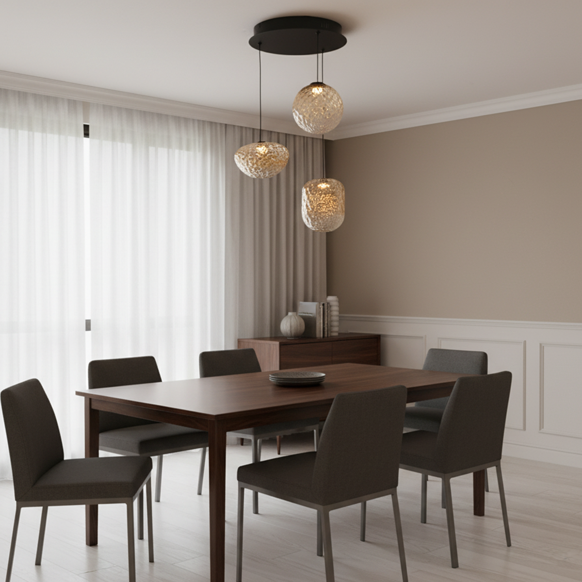 Shop Glowing Lights (3 Lights) LED Chandelier Interior Lights