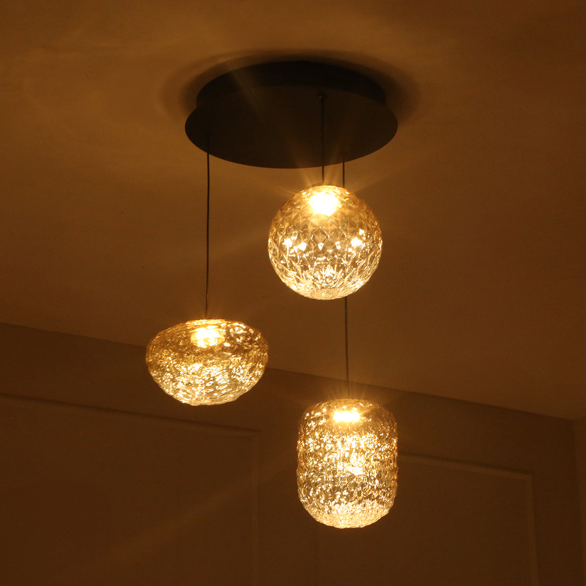 Shop Glowing Lights (3 Lights) LED Chandelier Living Room