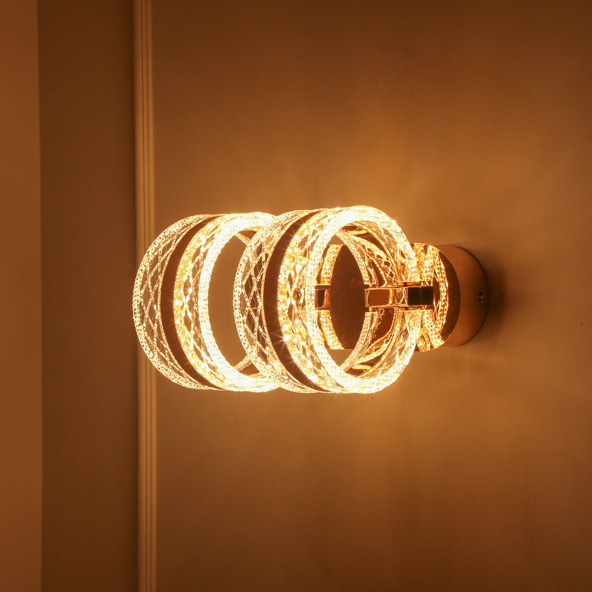 Shop Go Around Double LED Wall Light Bedroom