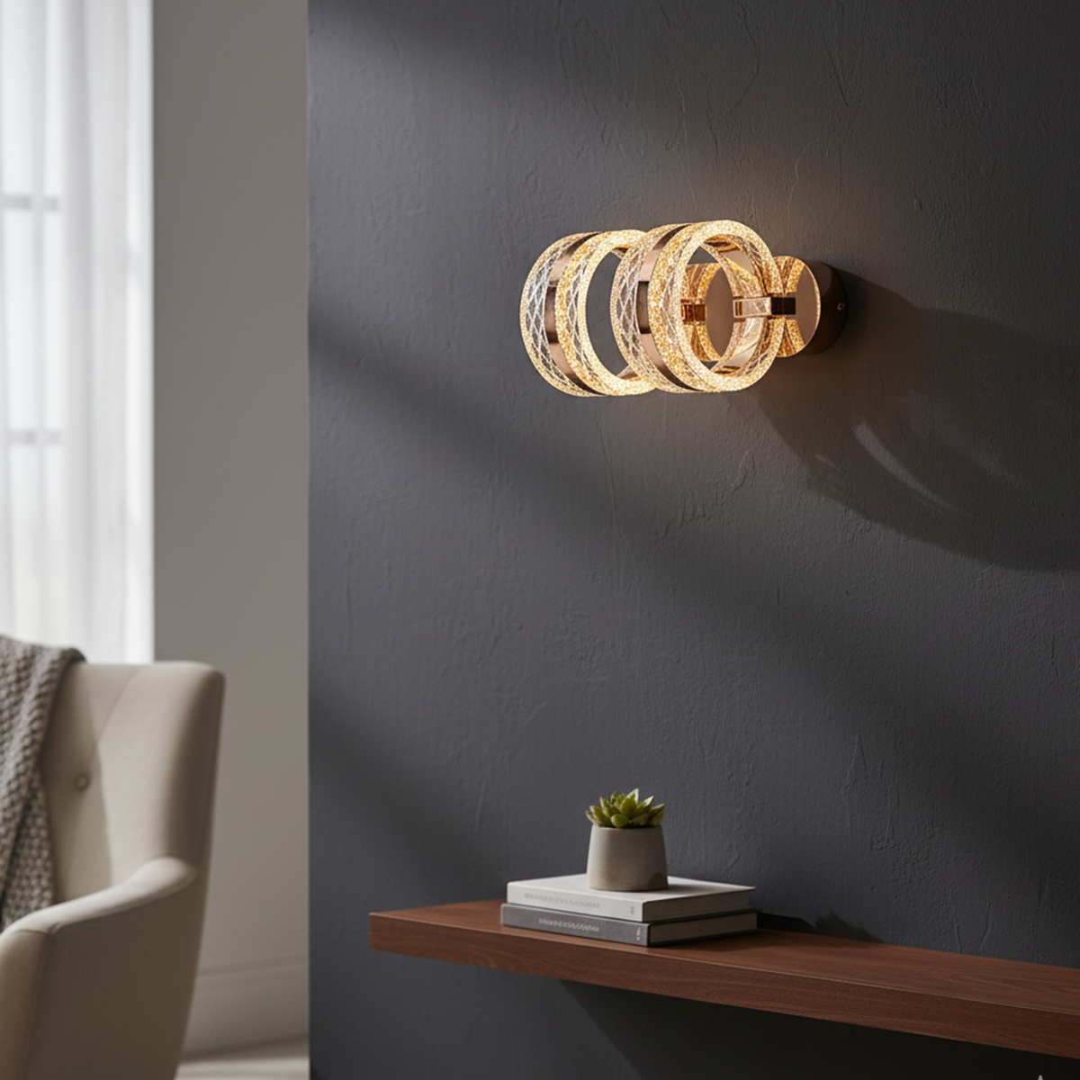 Shop Go Around Double LED Wall Light Interior Lights