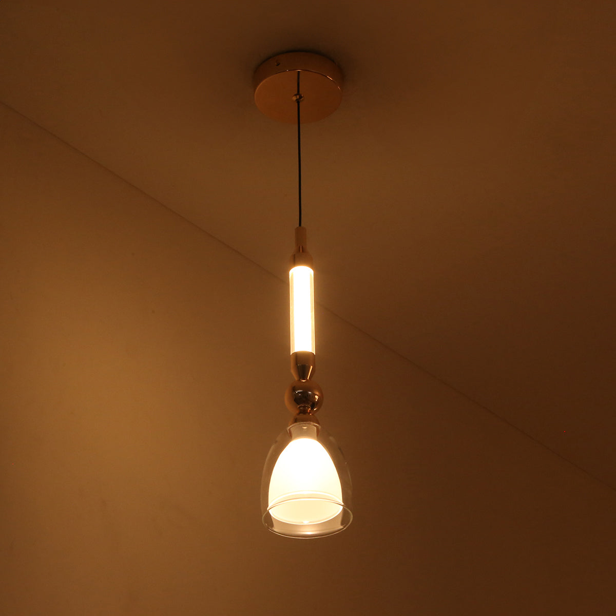 Shop Good Times Gold LED Pendant Light Living Room