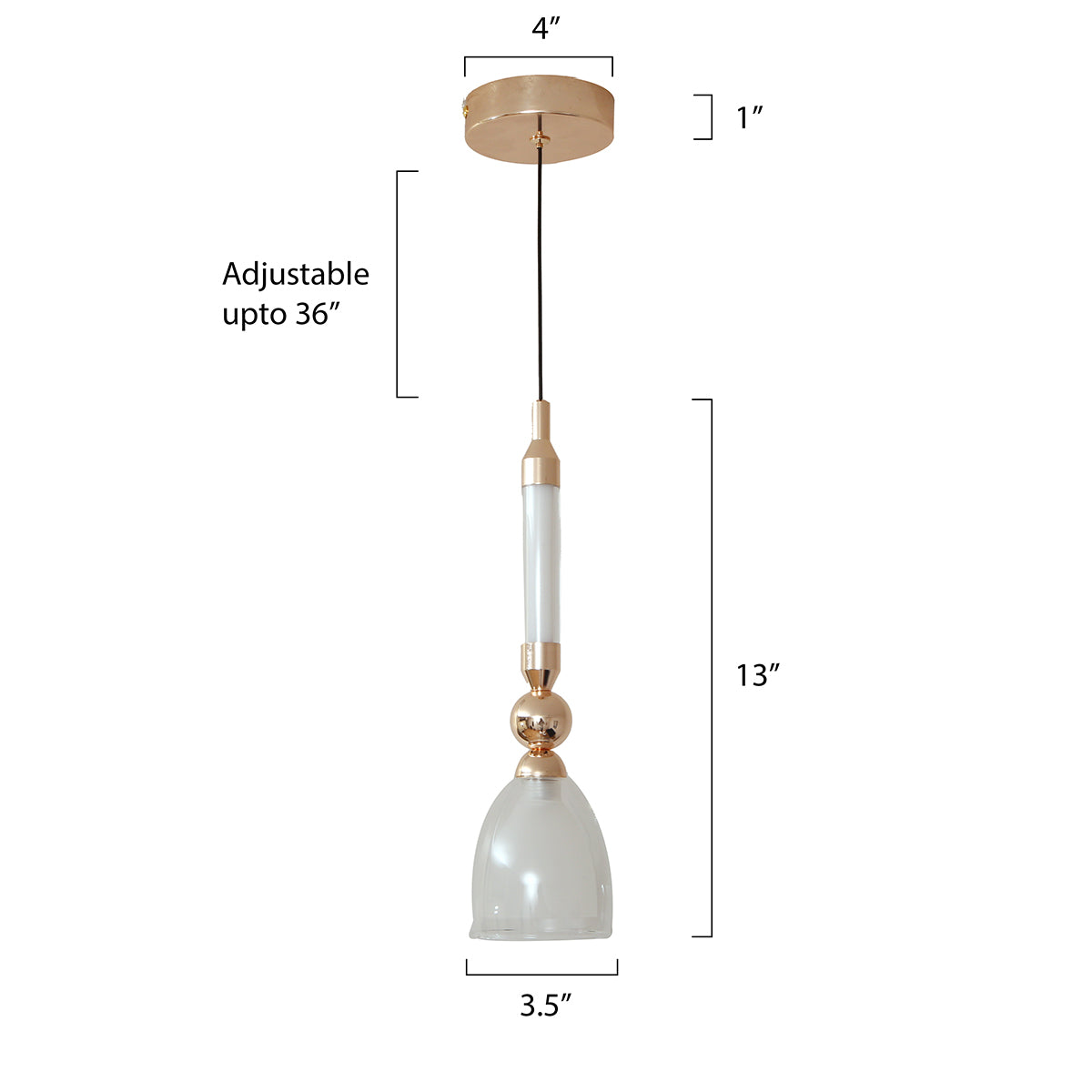 Shop Good Times Gold LED Pendant Light Online