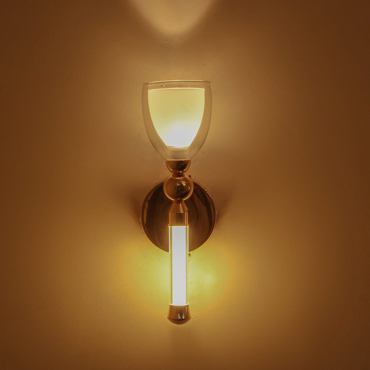 Shop Good Times Gold Single LED Wall Light Online
