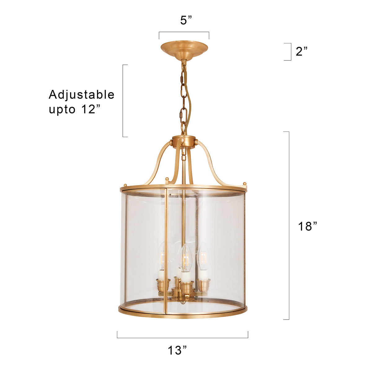 Shop Gorgeous Brass 300mm Chandelier Online