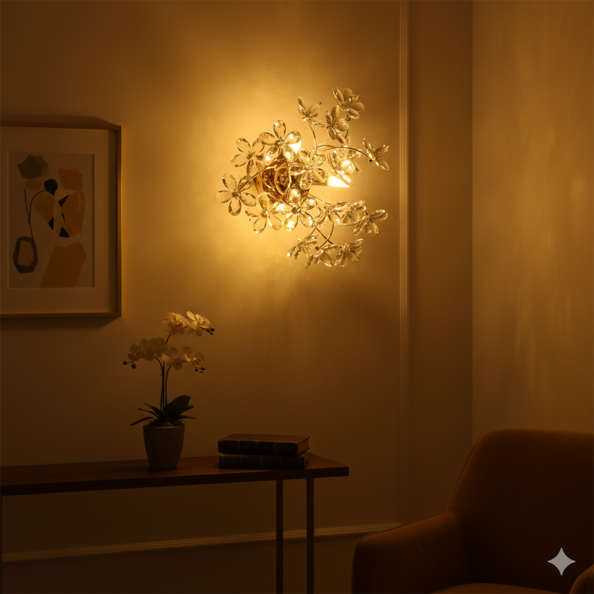 Shop Head Turner Crystal LED Wall Light Interior Lights