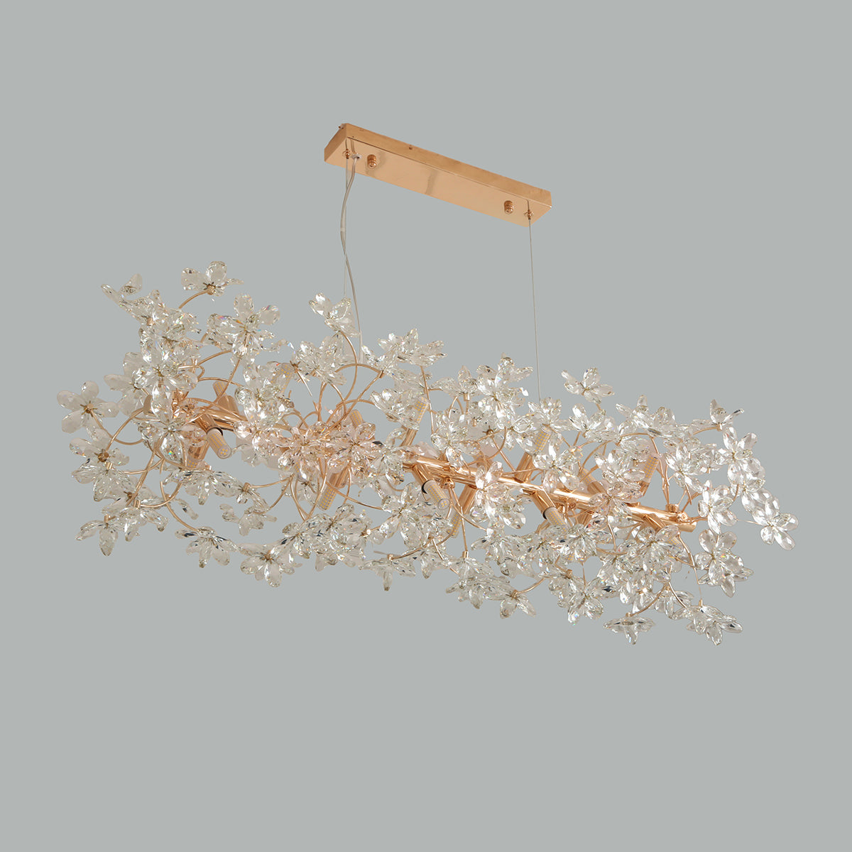 Buy Head Turner Crystal Rectangle LED Chandelier Dining Room