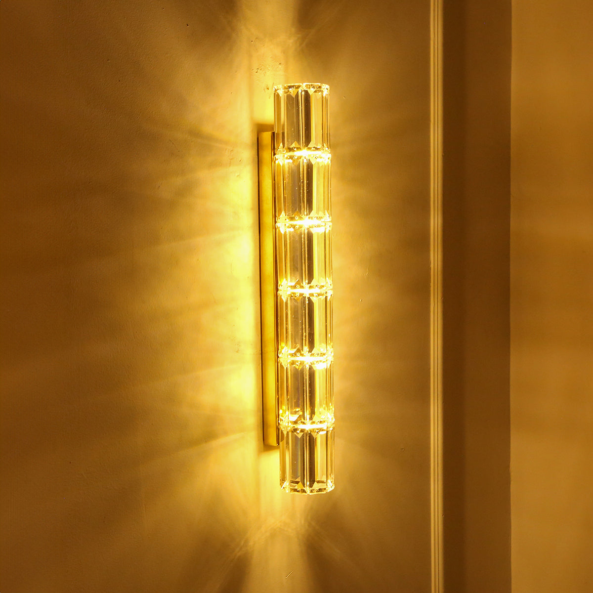 Shop Holiday Time 450mm Crystal  LED Wall Light Interior Lights