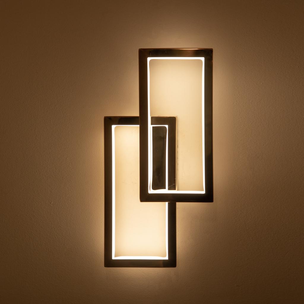 Shop Jill Rose Gold LED Wall Light Sconce
