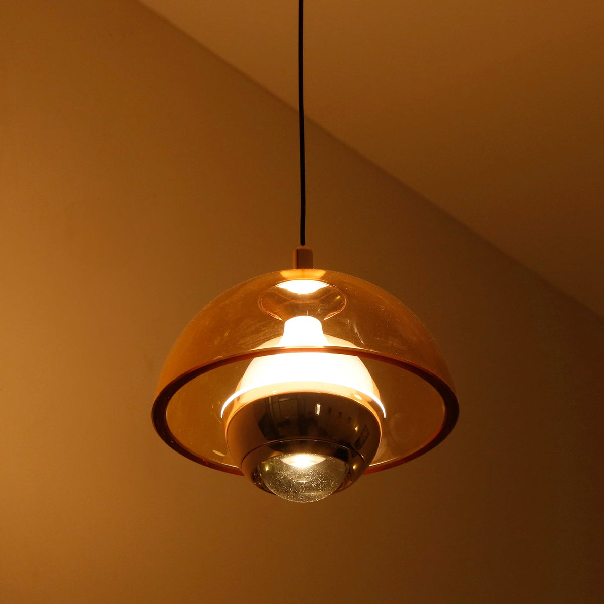 Shop Laid Back Amber LED Pendant Light interior lights