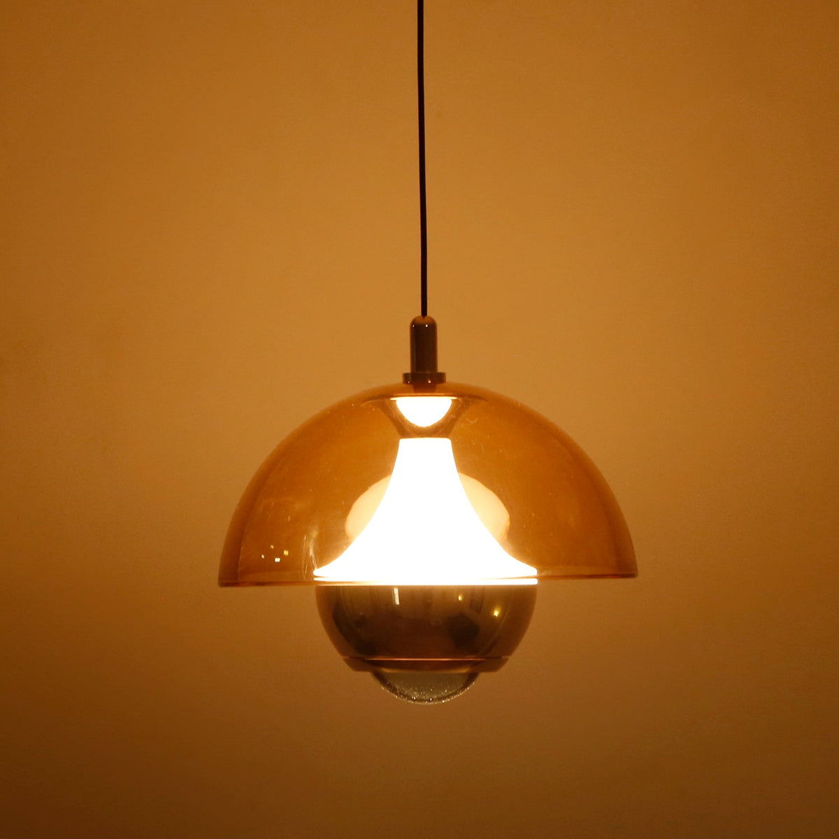 Shop Laid Back Amber LED Pendant Light living room