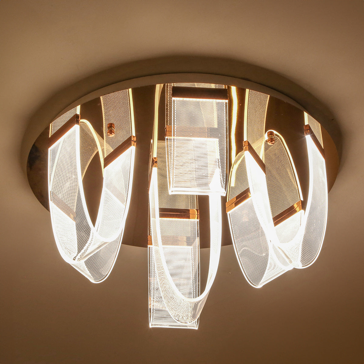 Shop Looper (3 Colour) LED Chandelier Living Room
