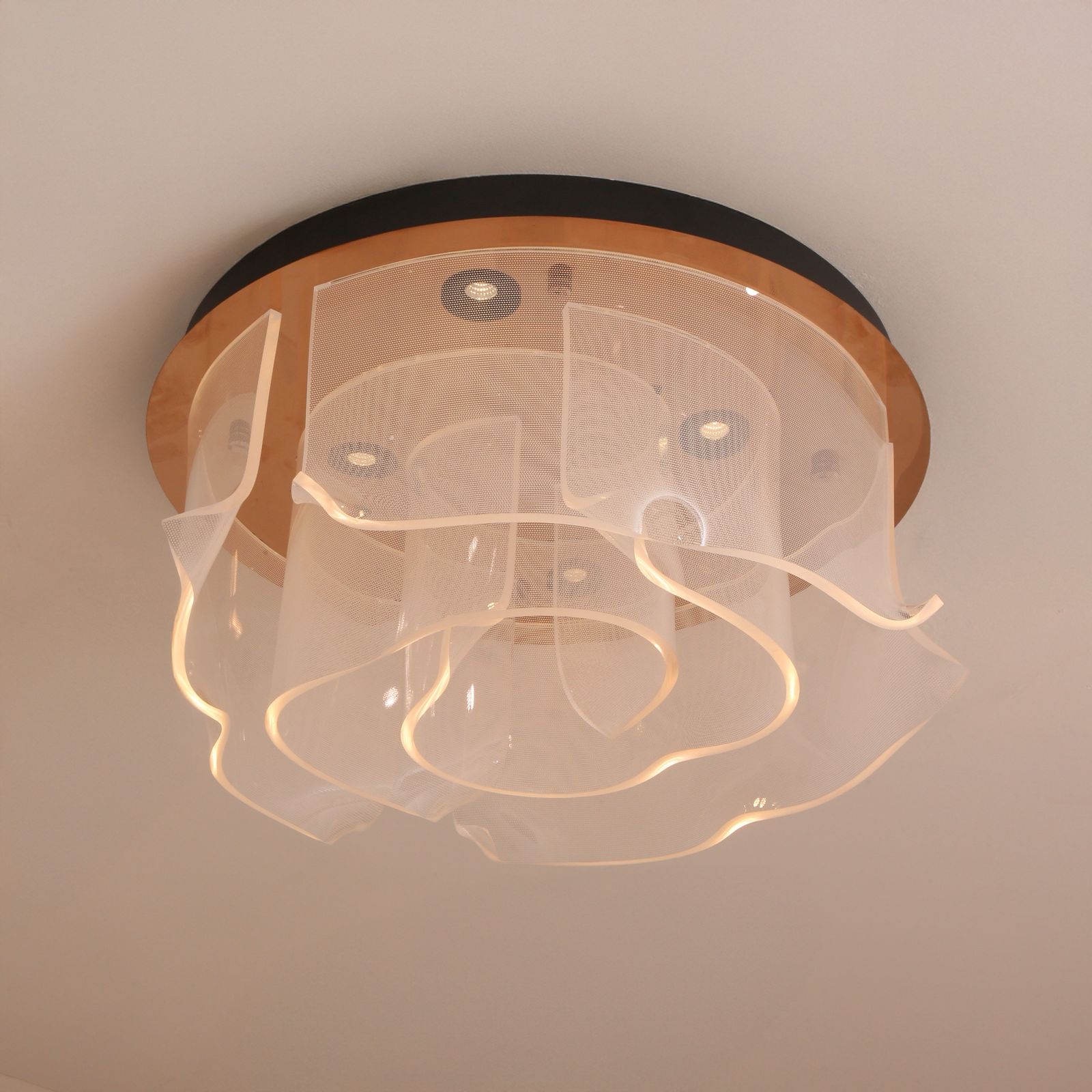 Shop Lux Rose (Dimmable & Remote) LED Chandelier Decorative Lights