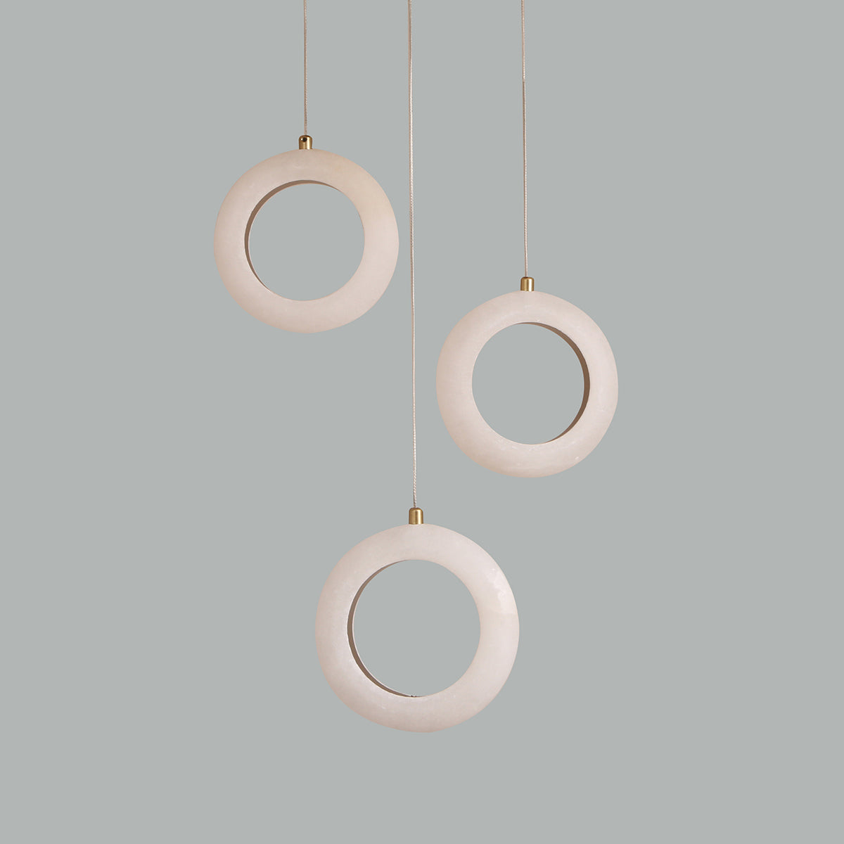 Shop Nature Lover 3 Light Marble LED Chandelier Online