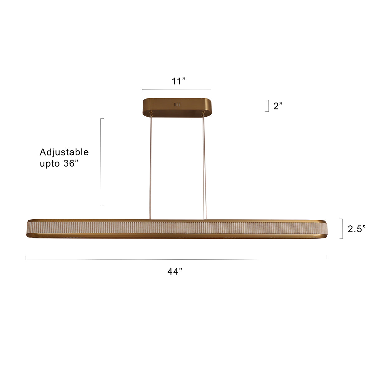 Shop Noble Mind Long LED Chandelier Online