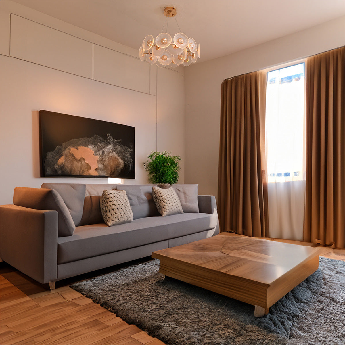 Shop Northern Lights (3 Colour ) LED Chandelier Interior Lights