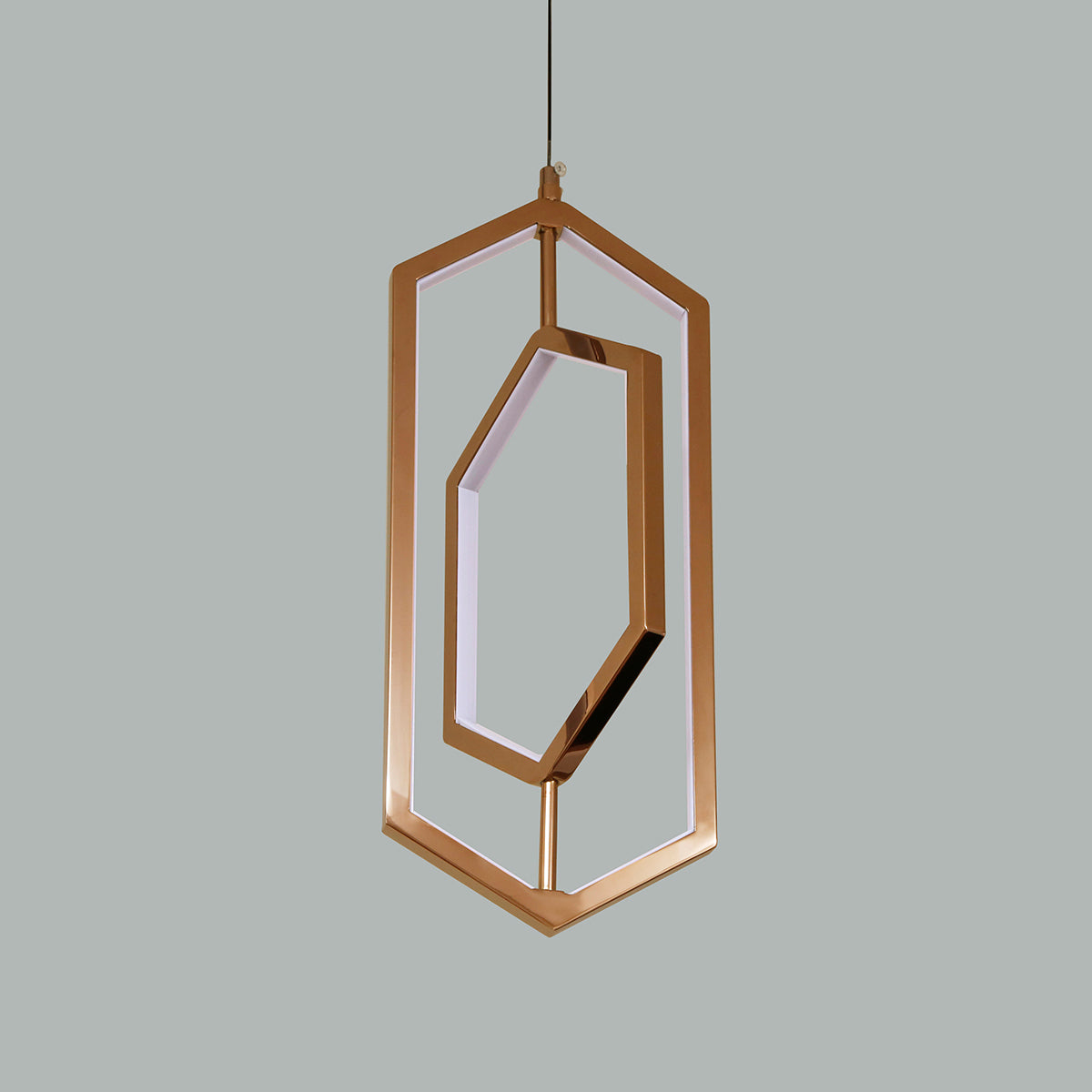 Shop Paradise Medium Rose Gold LED Pendant Light  Interior Lights 