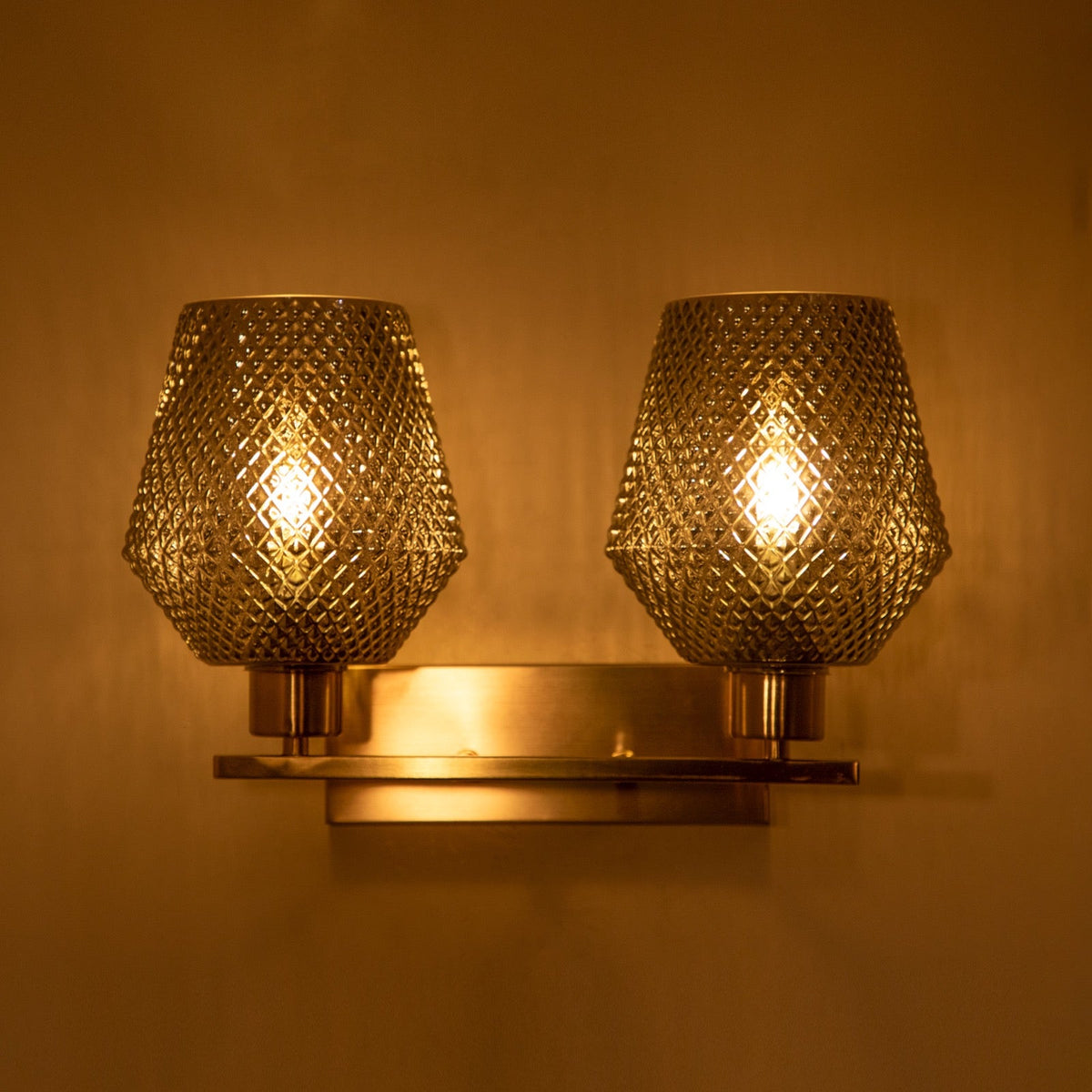 Shop Reliable Smoke Double Wall Light Sconces