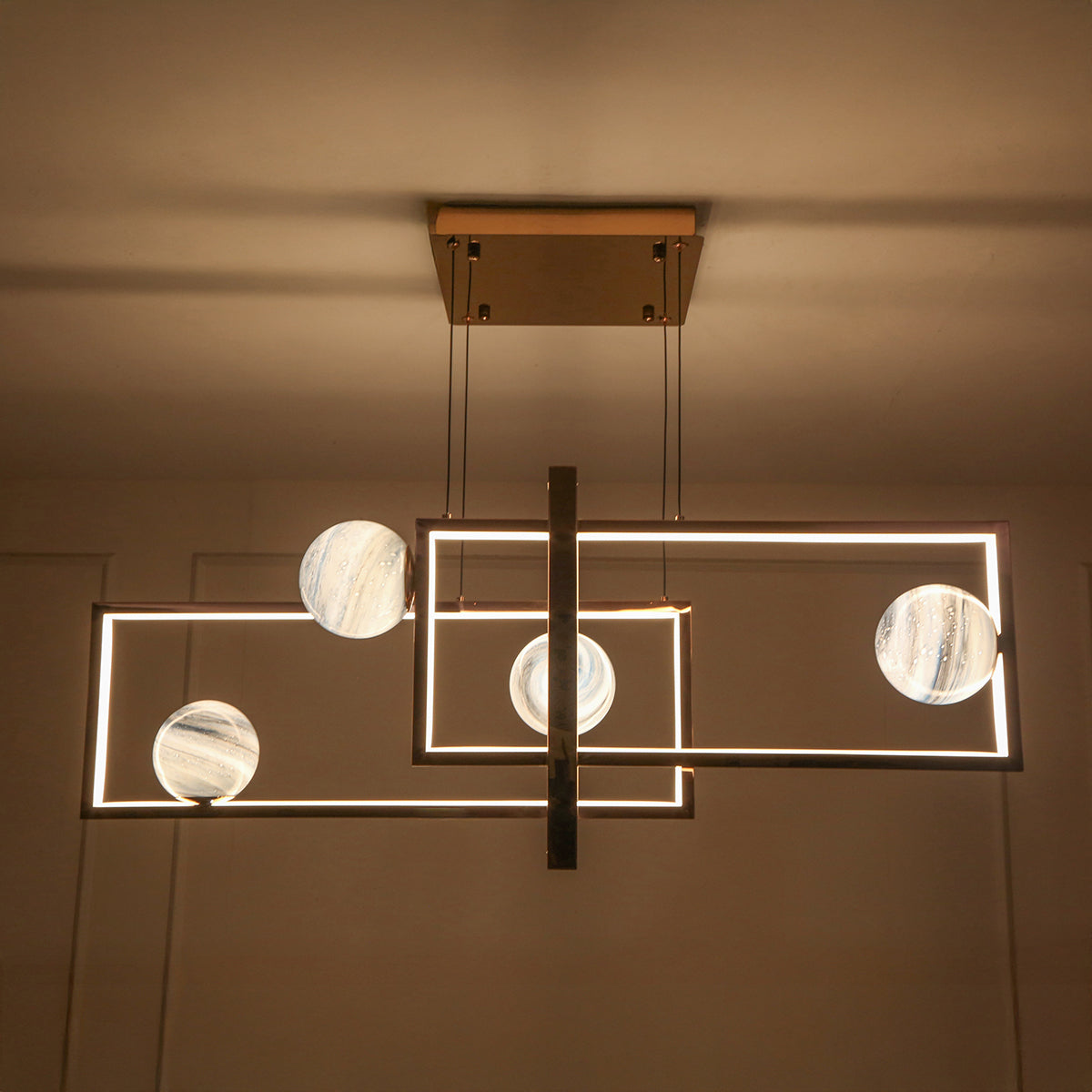 Shop Romeo Smart (Dimmable & Remote) LED Chandelier Interior Lights