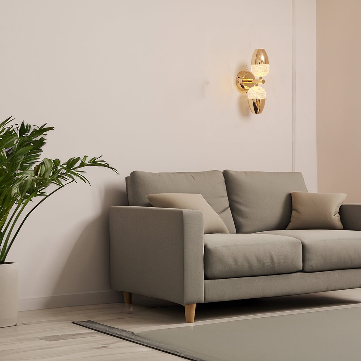 Shop Rosa Double LED Wall Light Bedrooms