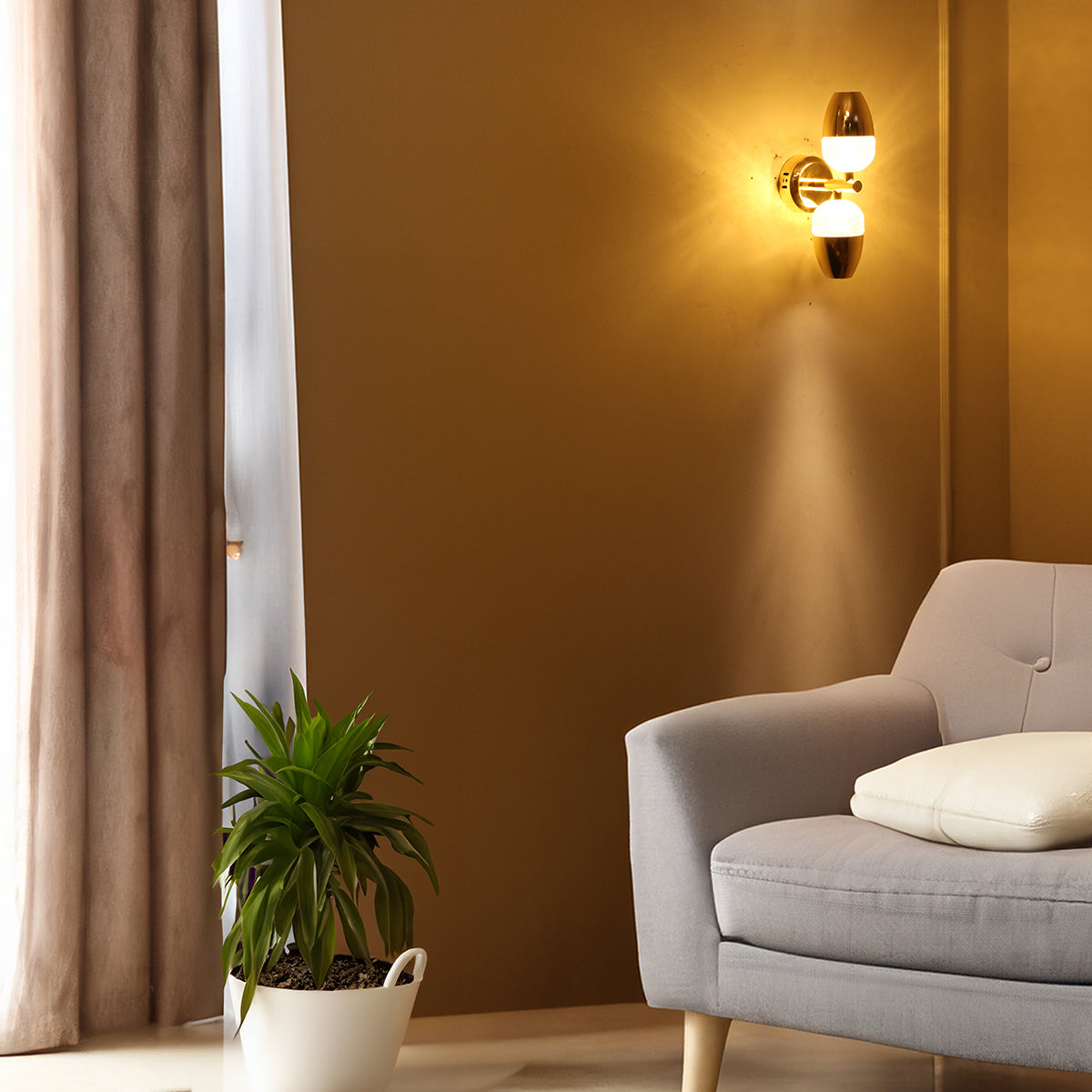 Shop Rosa Double LED Wall Light Interior Lights