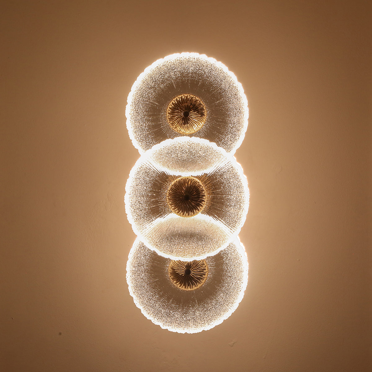 Shop Show off 3 Glass (3 Colour) LED Wall Light Bangalore