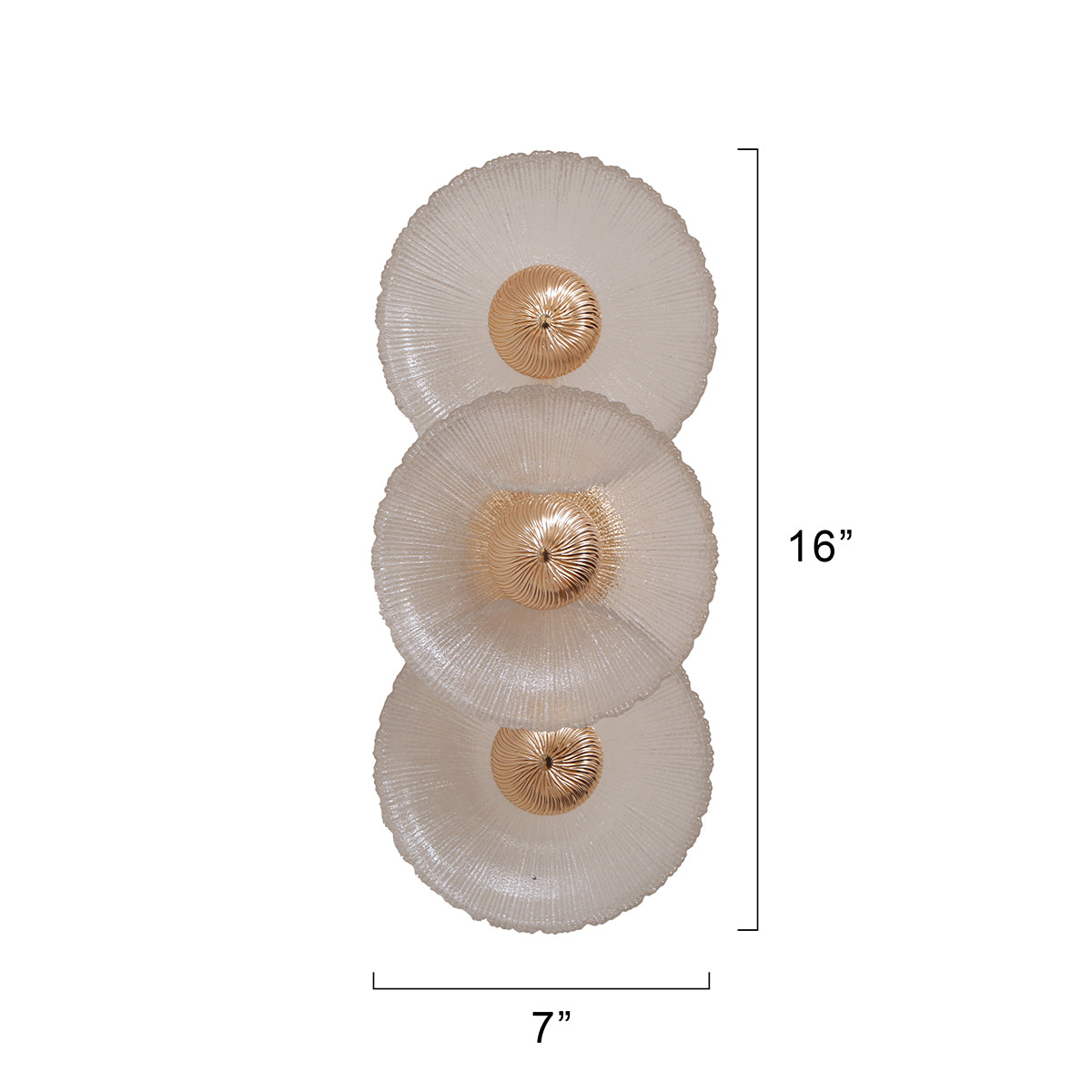 Shop Show off 3 Glass (3 Colour) LED Wall Light Online