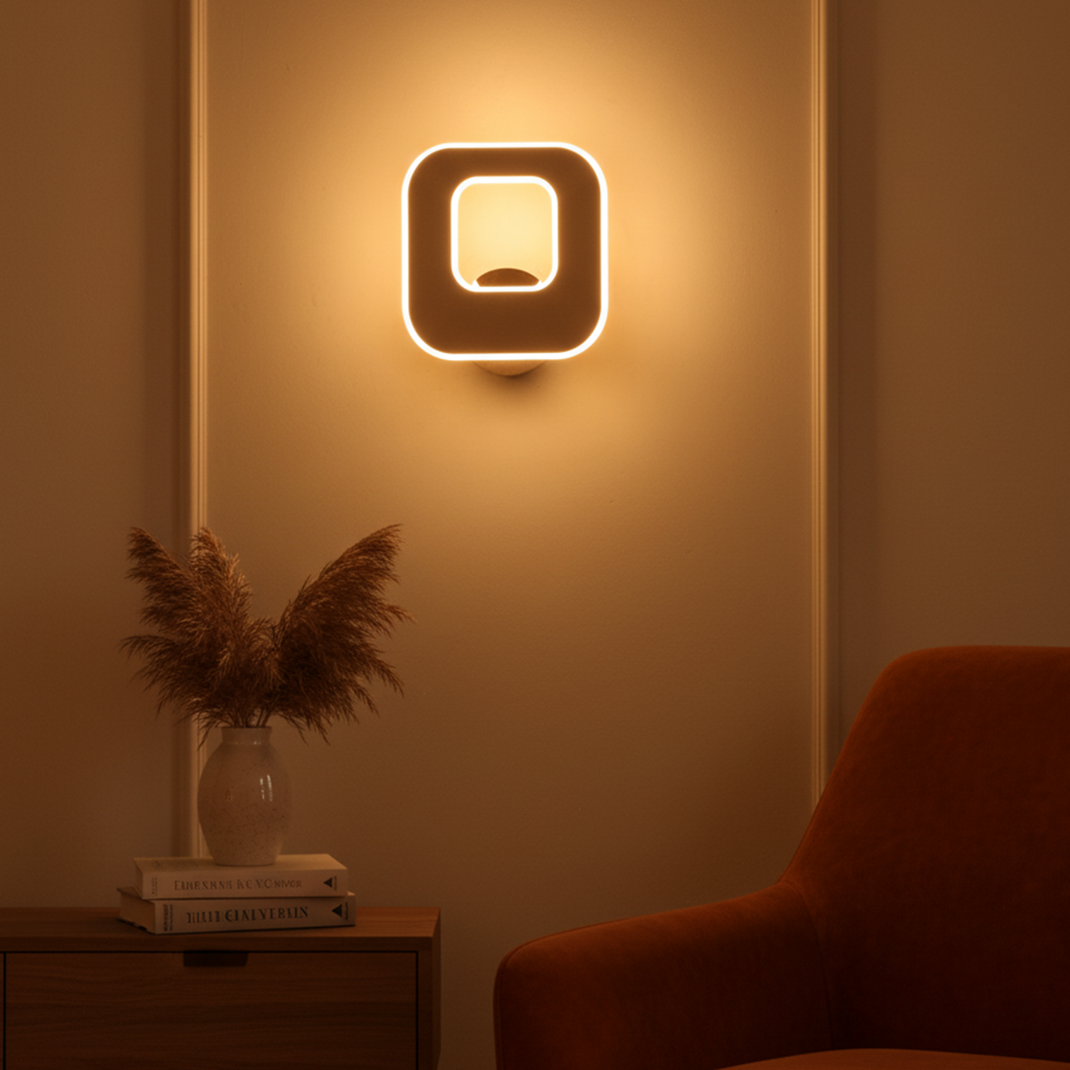 Shop Signal Rose Gold LED Wall Light Living Room