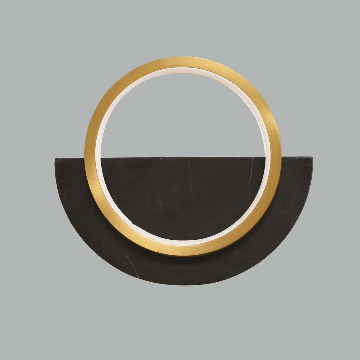 Shop Simplicity Black Marble LED Wall Light Interior Lights