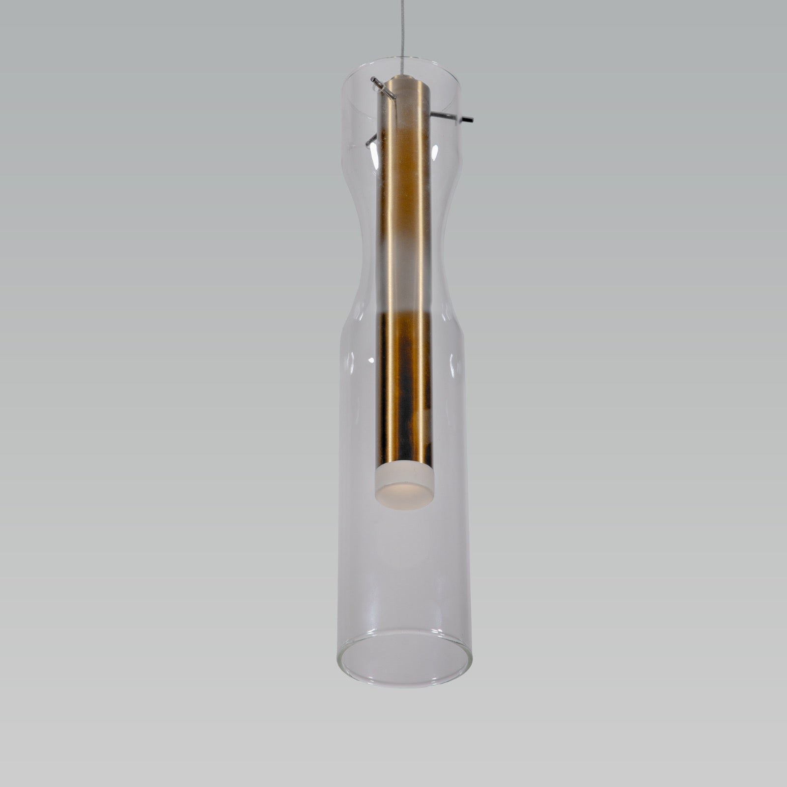 Shop Simplicity Brass LED Pendant Light Corner