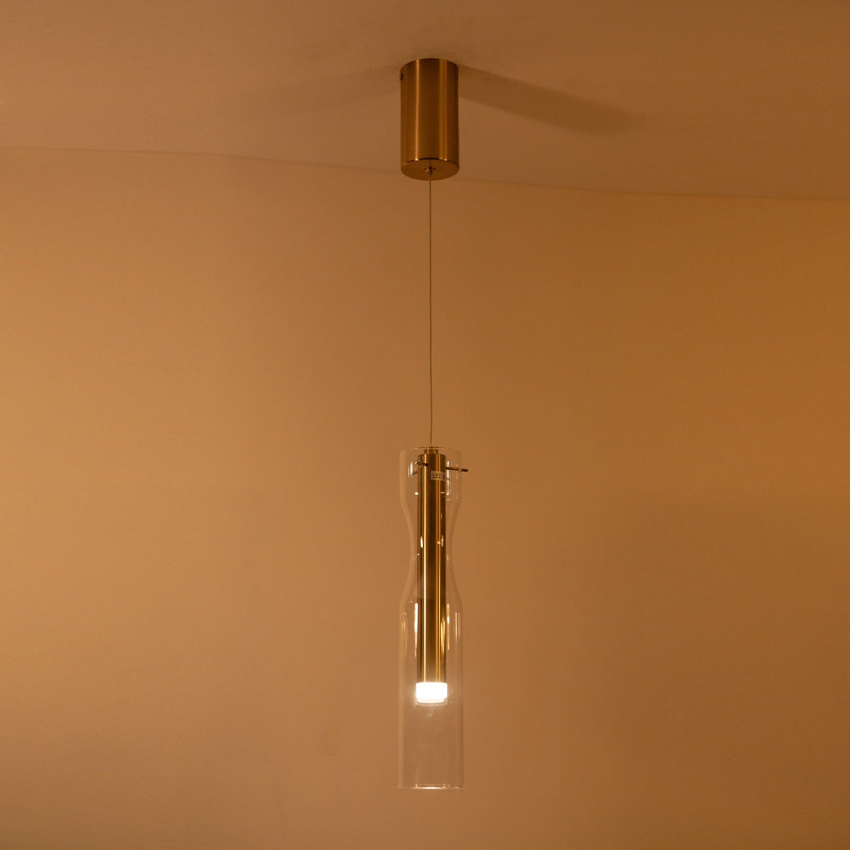 Shop Simplicity Brass LED Pendant Light Kitchen