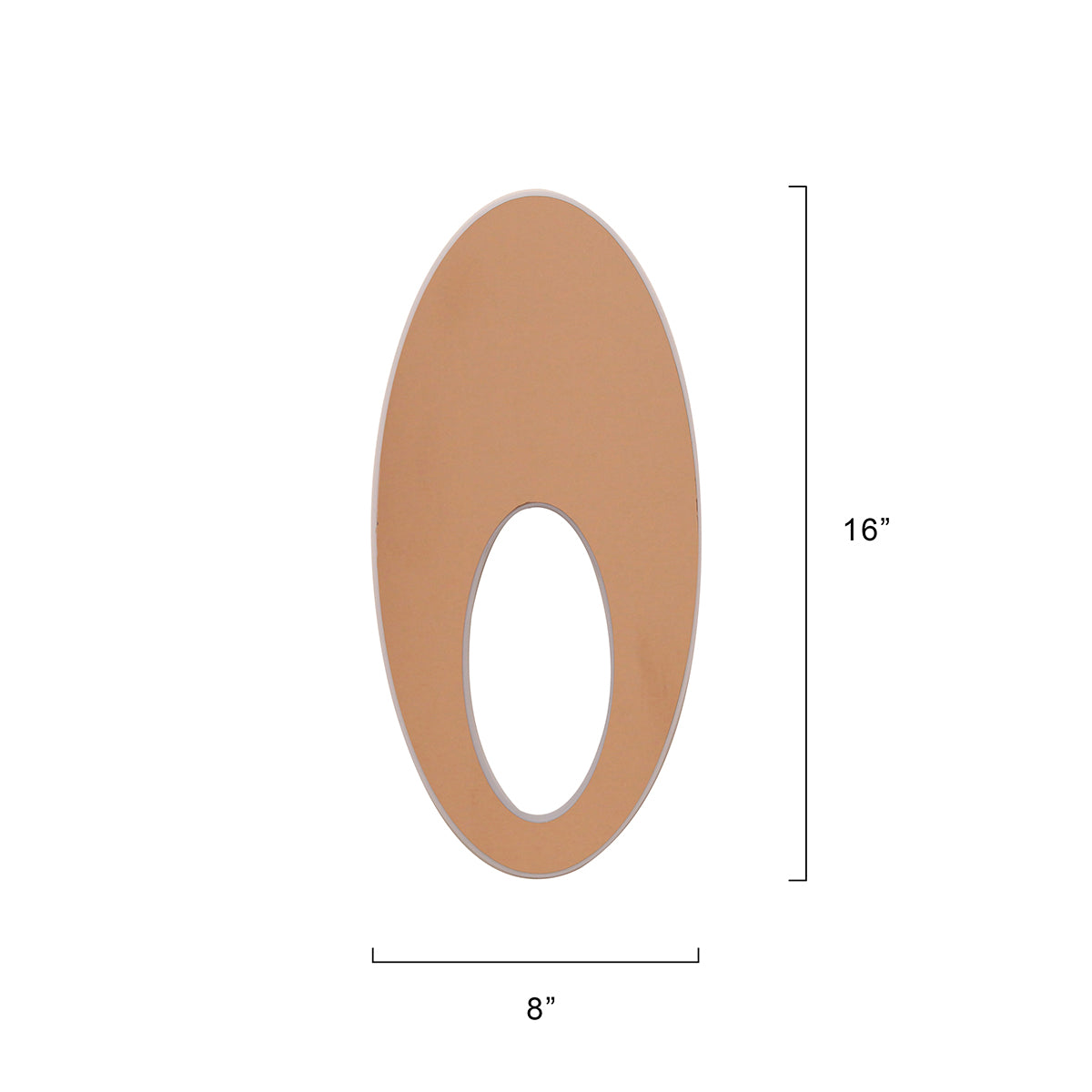 Shop Sinclair Rose Gold LED Wall Light Living Room