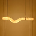 Singular Spanish Marble LED Chandelier