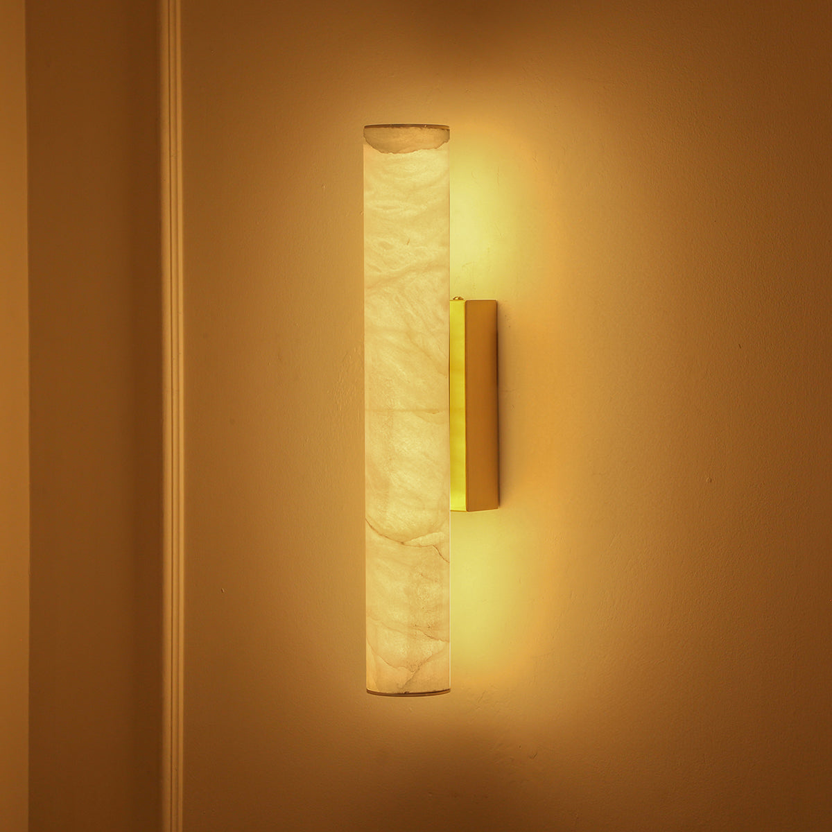 Shop Sleek Marble 400mm LED Wall Light Online
