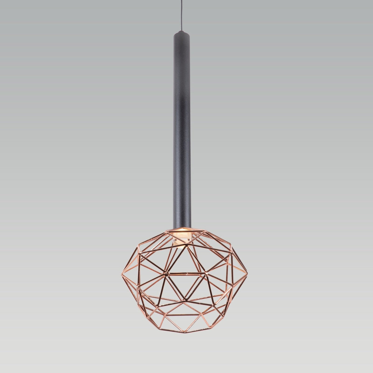 Shop Sol Rose gold led pendant light corner hanging