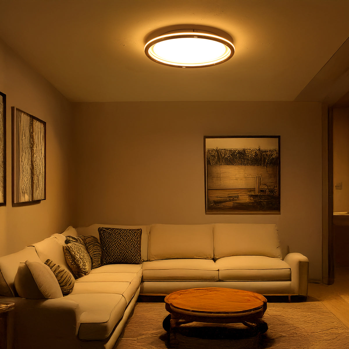 Shop Soni Smart 400mm (2 Colour) LED Chandelier Bedrooms
