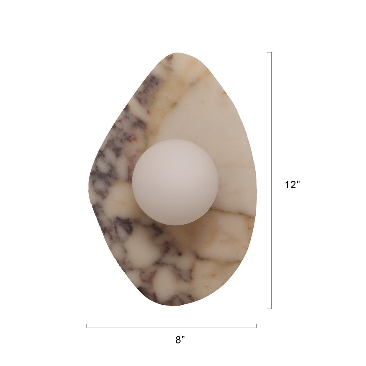 Shop Sora Marble LED Wall Light Living Room