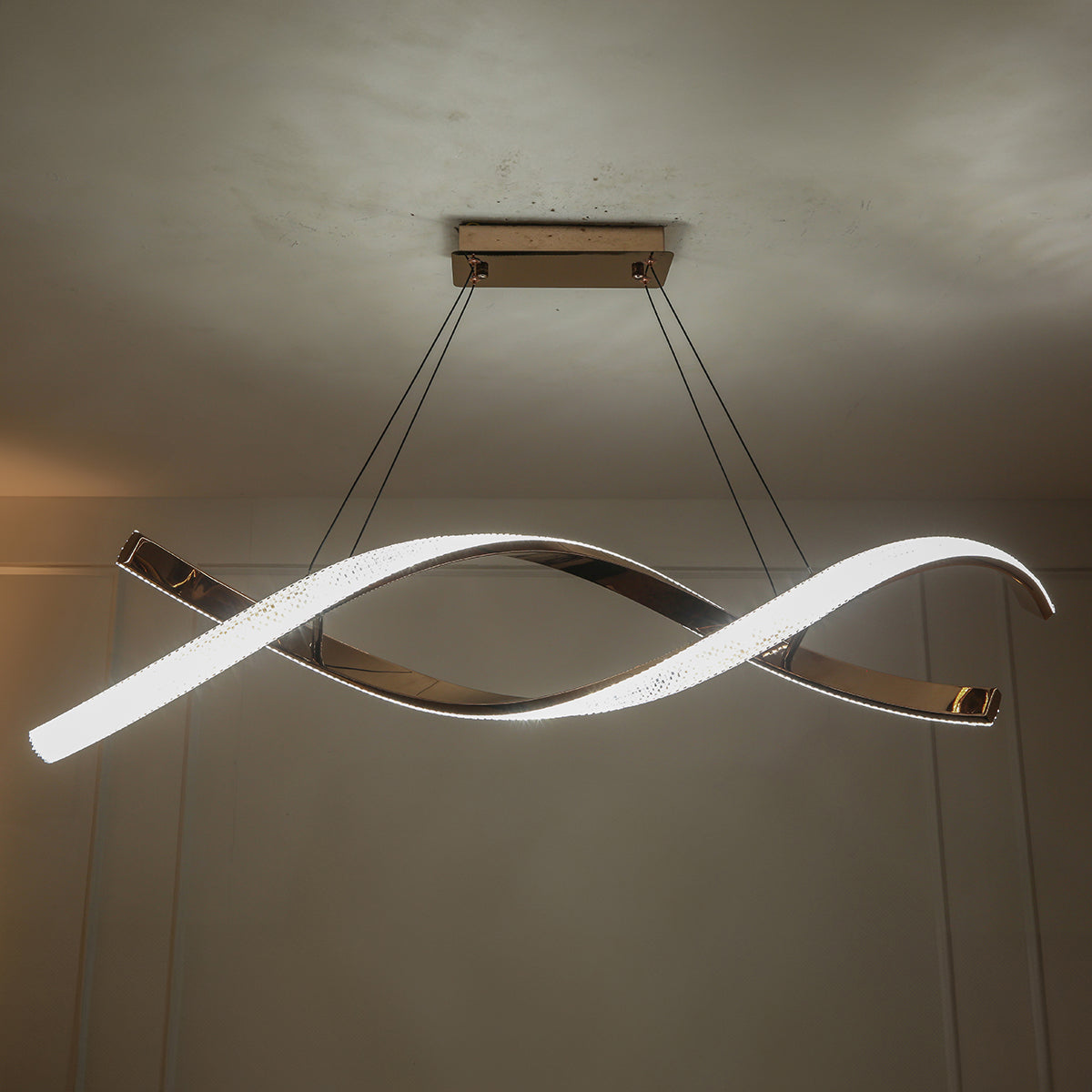 Shop Sound of Space Smart (Dimmable &amp; Remote) LED Chandelier Interior Lights