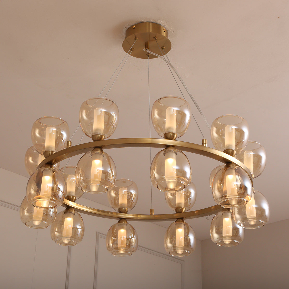 Shop Stability Round LED Chandelier Interior Lights