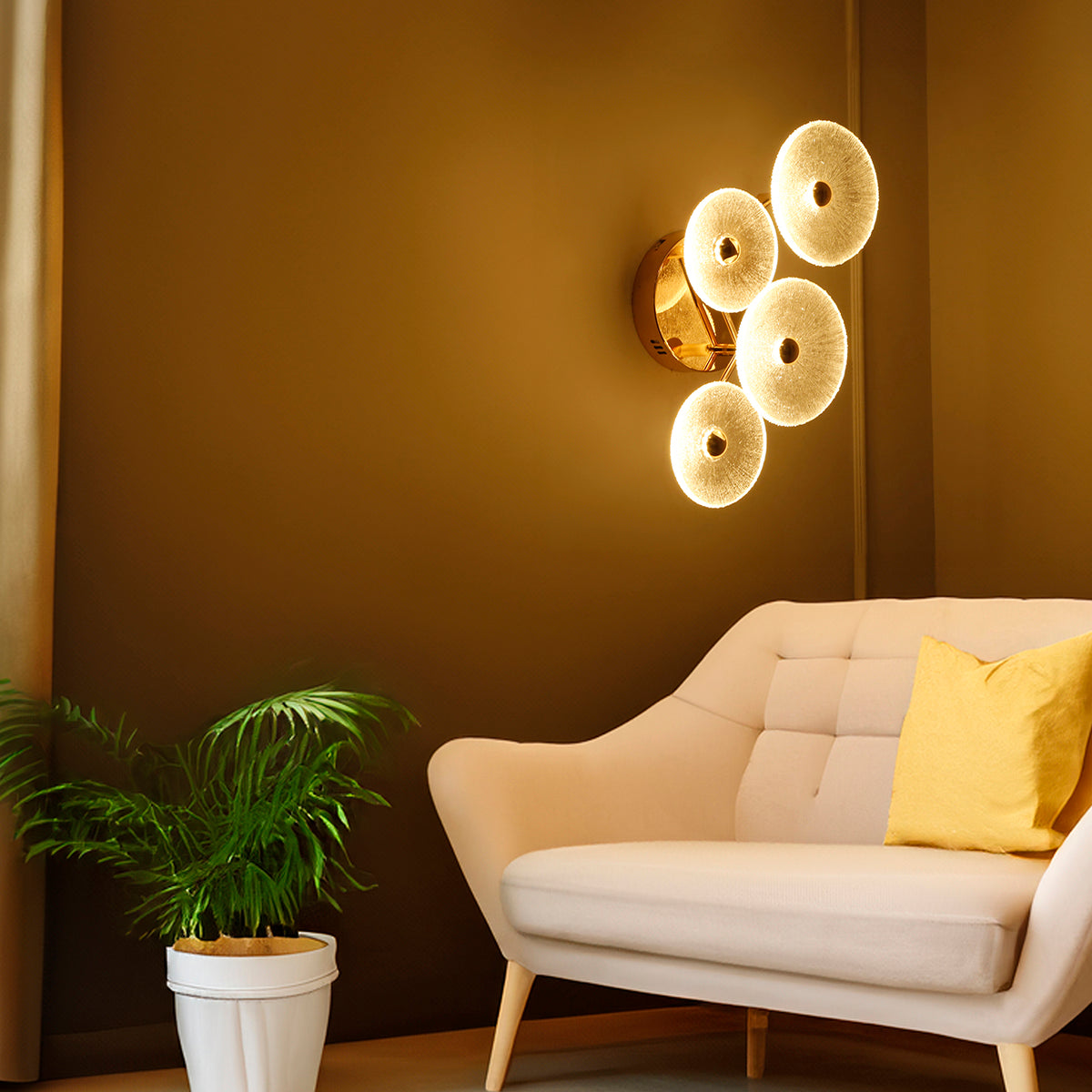 Buy Step Up Quadruple LED Wall Light Living Room