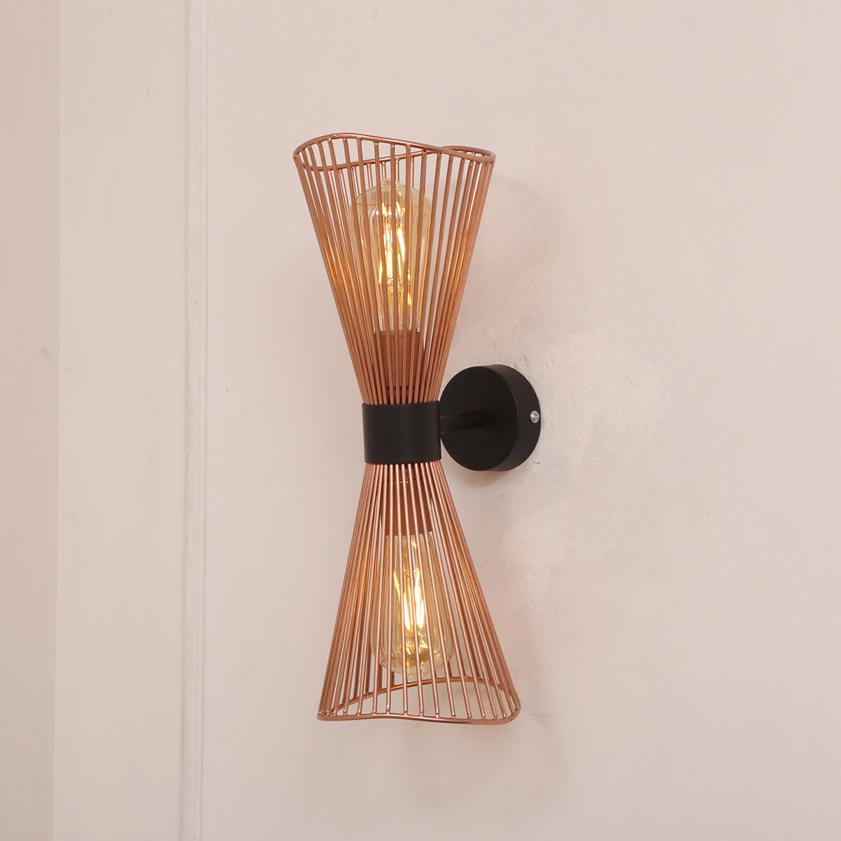 Shop Strike Copper Wall Light Living Room